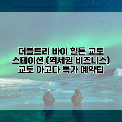 더블트리 바이 힐튼 교토 스테이션 (역세권 비즈니스) 교토 아고다 특가 예약팁