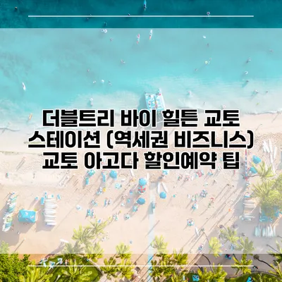 더블트리 바이 힐튼 교토 스테이션 (역세권 비즈니스) 교토 아고다 할인예약 팁
