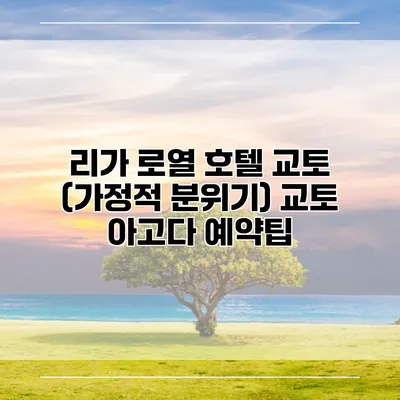 리가 로열 호텔 교토 (가정적 분위기) 교토 아고다 예약팁