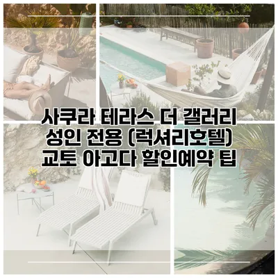 사쿠라 테라스 더 갤러리 성인 전용 (럭셔리호텔) 교토 아고다 할인예약 팁