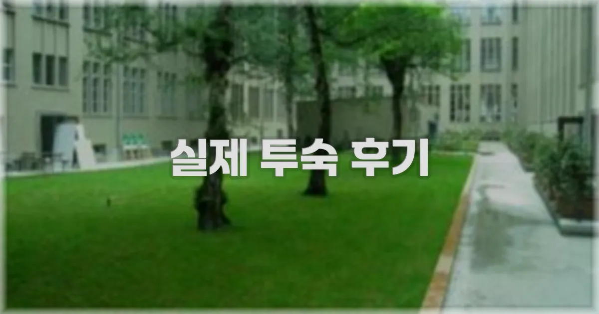 💬 실제 투숙 후기