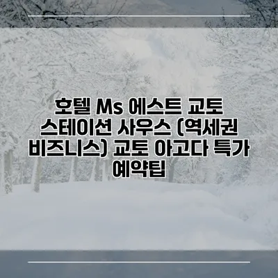 호텔 Ms 에스트 교토 스테이션 사우스 (역세권 비즈니스) 교토 아고다 특가 예약팁