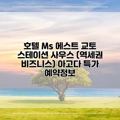 호텔 Ms 에스트 교토 스테이션 사우스 (역세권 비즈니스) 아고다 특가 예약정보