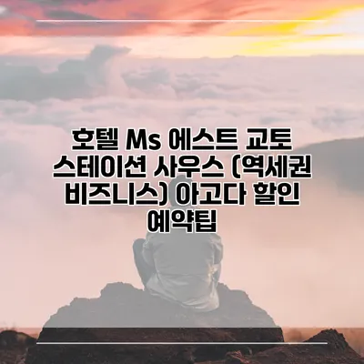 호텔 Ms 에스트 교토 스테이션 사우스 (역세권 비즈니스) 아고다 할인 예약팁