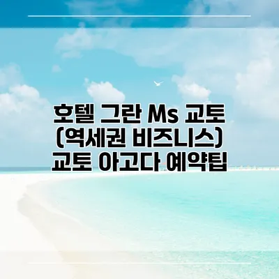 호텔 그란 Ms 교토 (역세권 비즈니스) 교토 아고다 예약팁