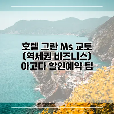 호텔 그란 Ms 교토 (역세권 비즈니스) 아고다 할인예약 팁