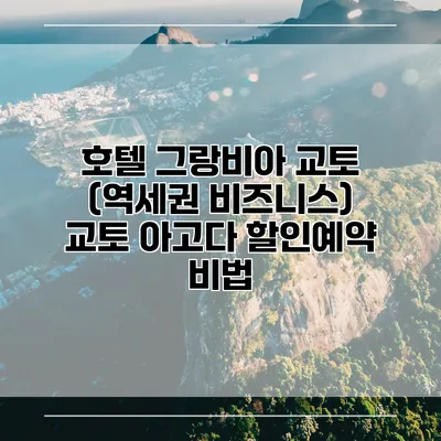 호텔 그랑비아 교토 (역세권 비즈니스) 교토 아고다 할인예약 비법