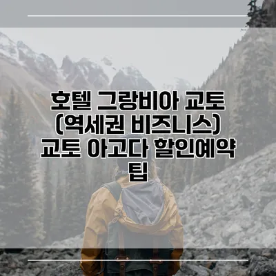 호텔 그랑비아 교토 (역세권 비즈니스) 교토 아고다 할인예약 팁