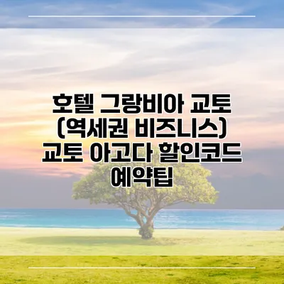 호텔 그랑비아 교토 (역세권 비즈니스) 교토 아고다 할인코드 예약팁
