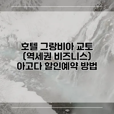 호텔 그랑비아 교토 (역세권 비즈니스) 아고다 할인예약 방법