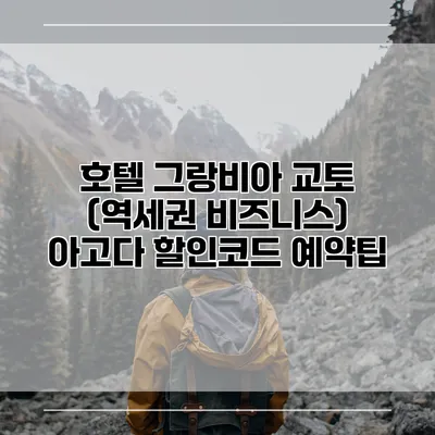 호텔 그랑비아 교토 (역세권 비즈니스) 아고다 할인코드 예약팁