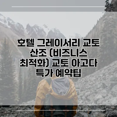호텔 그레이서리 교토 산조 (비즈니스 최적화) 교토 아고다 특가 예약팁