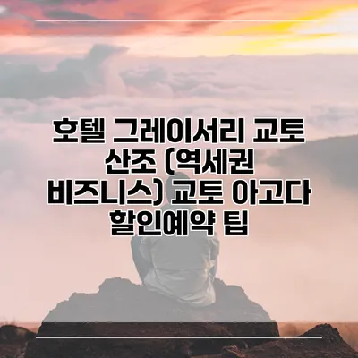 호텔 그레이서리 교토 산조 (역세권 비즈니스) 교토 아고다 할인예약 팁
